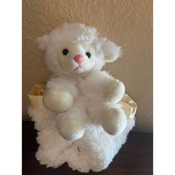 2005 Aurora Baby Lamb Lovey Satin Trim - Picture 1 of 7